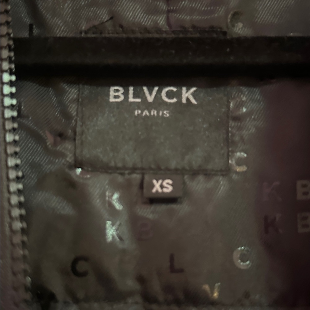 NWOT BLVCK PARIS Blvck Bold Nylon Bomber Jacket - Picture 9 of 11